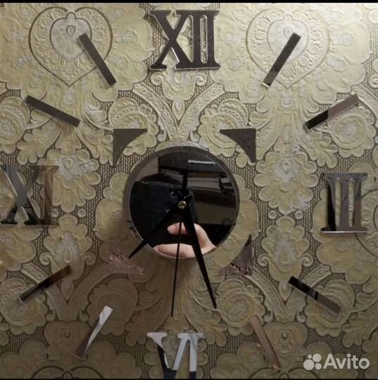 Часы настенные, декор