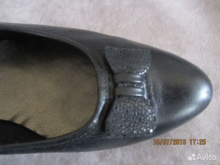 Туфли кожаные