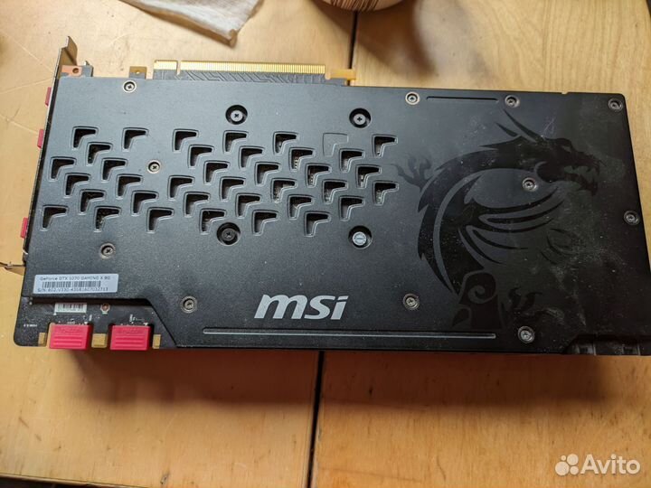 Видеокарта Msi Gtx 1070 Gaming X 8Gb