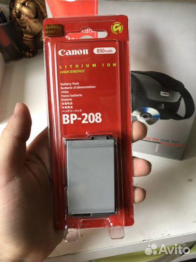 Сумка для canon DVK-301 аккумулятор BP-208 DVD-R