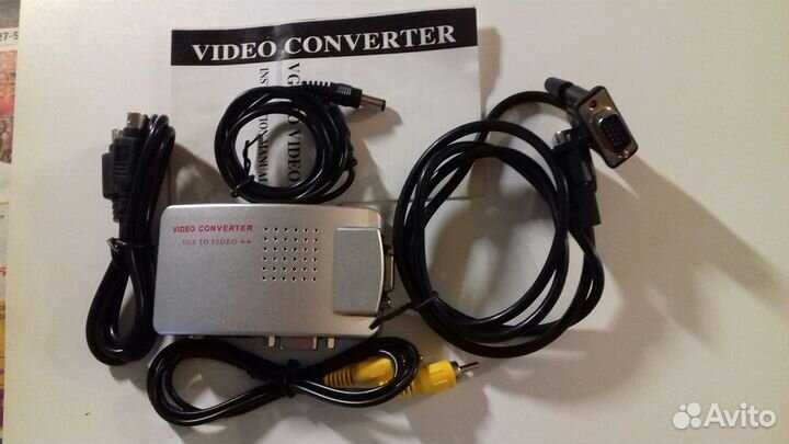 Конвертер переходник VGA в AV (RCA / S-Video )
