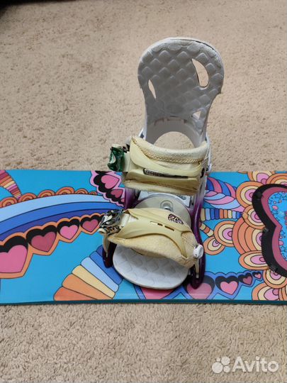 Сноуборд Burton Chicklet125с креплениями изЯпонии
