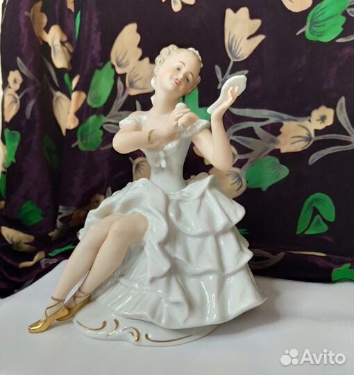 Статуэтка Балерина с зеркалом, Германия 40-50- е г