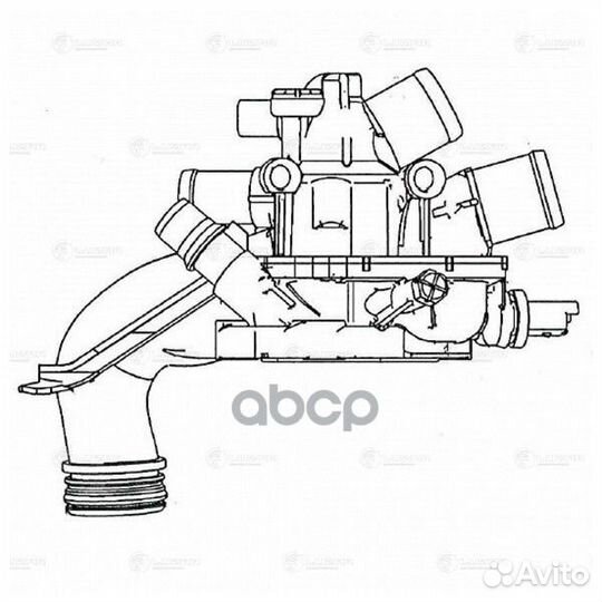 Термостат в сборе для а/м PSA 308 (11) /C4 (10