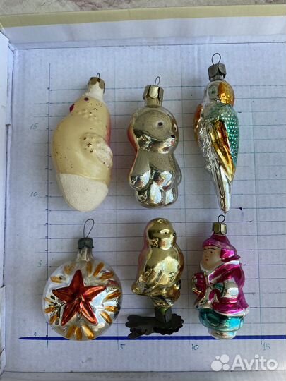 Елочные игрушки СССР