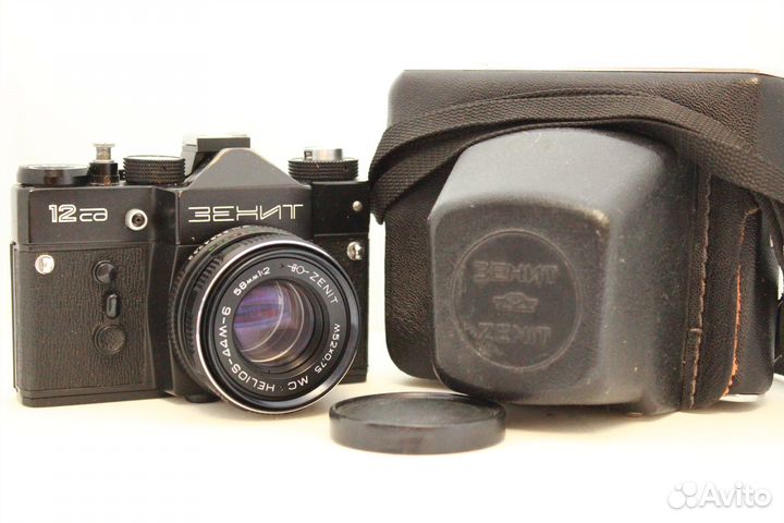 Фотоаппарат Зенит 12сд Объектив Helios 44m-6 MC