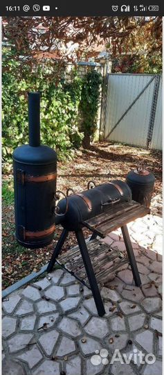Смокер,мангал,коптильня,печь,барбекю