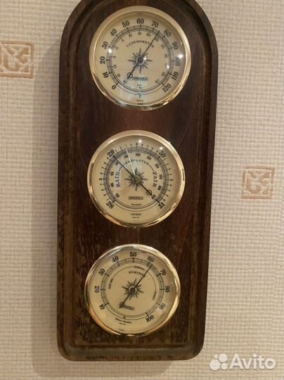 Антиквариат Барометр настенный производство США