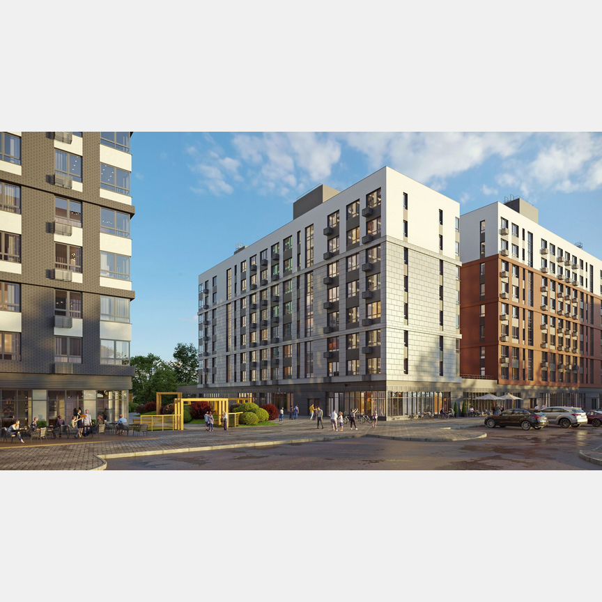 Квартира-студия, 21,5 м², 9/9 эт.