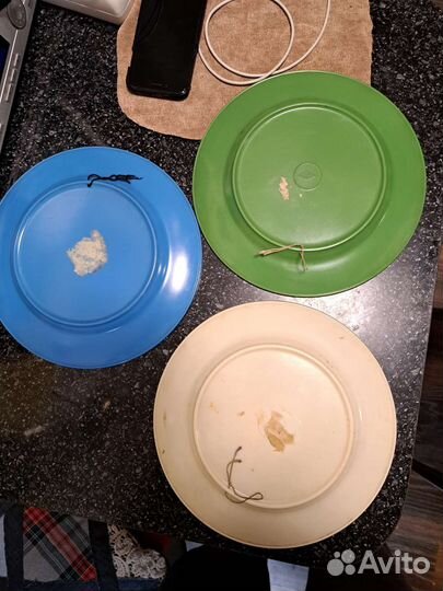 Тарелки пластиковые декоративные СССР