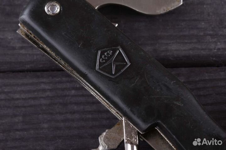 Нож перочинный в чехле Ворсма 6 предметов СССР