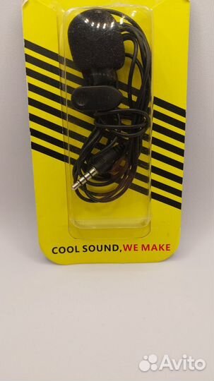 Микрофон-прищепка для телефона/планшета