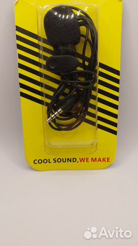 Микрофон-прищепка для телефона/планшета