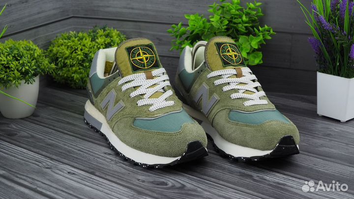 Кроссовки new balance 574 шикарный вид качества 1