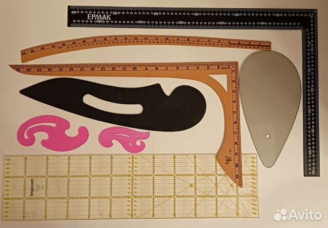 Лекала портновские для шитья, линейки для кроя