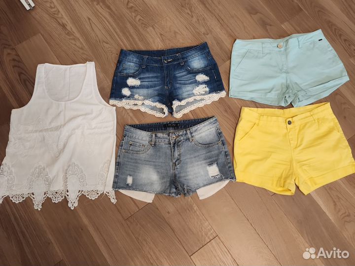 Шорты джинсовые S