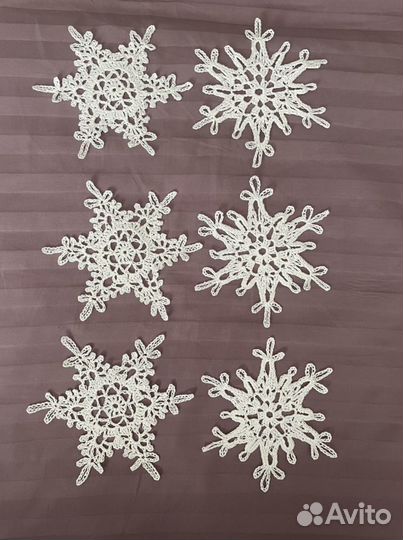 Салфетка снежинка