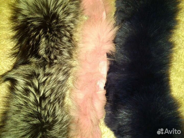 Воротники, опушки натуральные