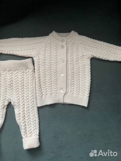 Детский вязаный костюм