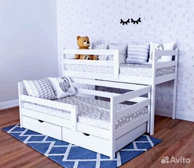Детская выкатная кровать