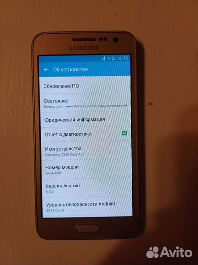 Samsung Galaxy A3 SM-A300F, 16 ГБ