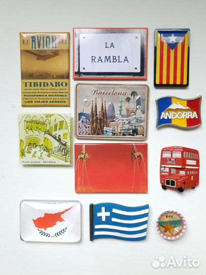 Магниты на холодильник из разных стран