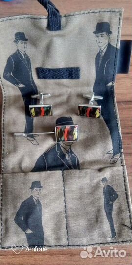 Запонки и булавка