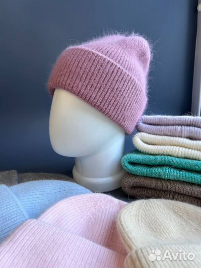 Шапка вязаная женская