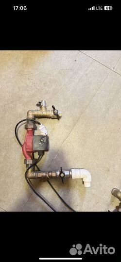 Трубы для Насоса Grundfos, пульт управления