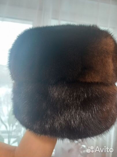 Шапка норковая женская