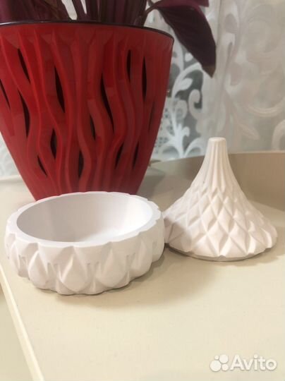 Шкатулка из гипса