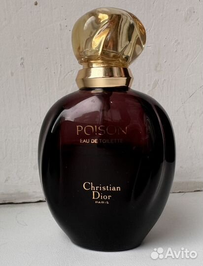 Christian dior Poison edt 50 мл винтаж 1988