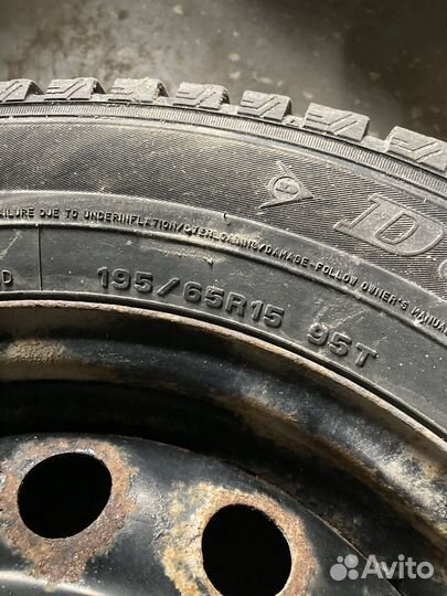 Зимние колеса Dunlop 195/65/15