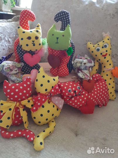 Кошечки из ткани