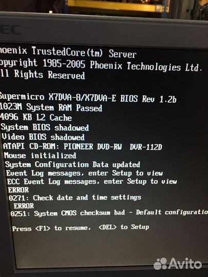 Сервер Supermicro x7dua