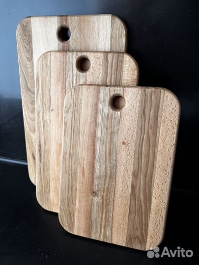 Набор разделочных досок из дуба