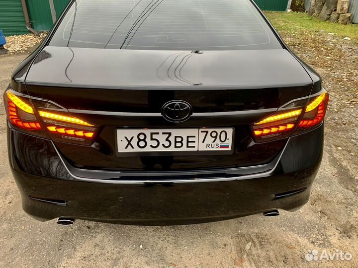 Диодные стоп сигналы camry 50