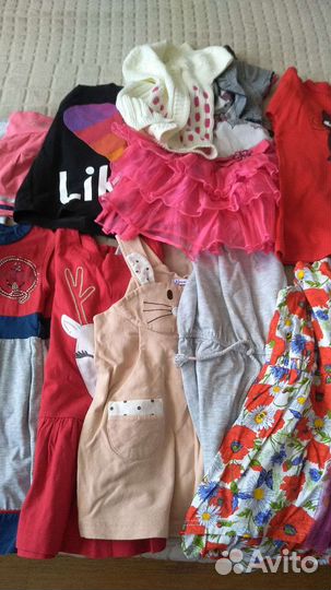 Пакет вещей на девочку 98-104, на 3-4 года