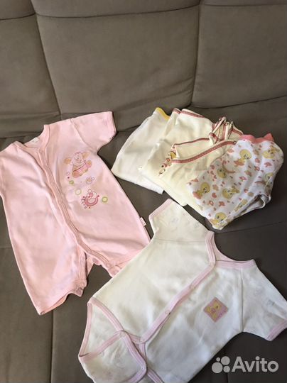 Пакет вещей на девочку с 0 до 1 года