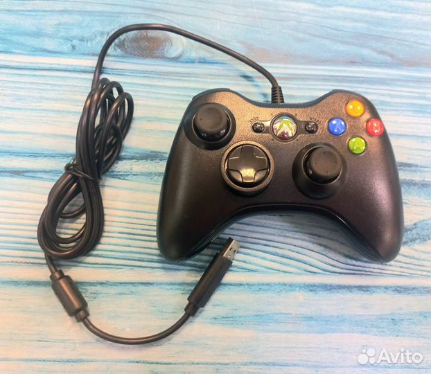 Проводной джостик xbox360