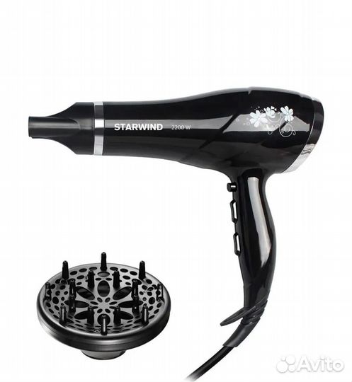 Фен starwind SHP5816 2200 Вт черный новый
