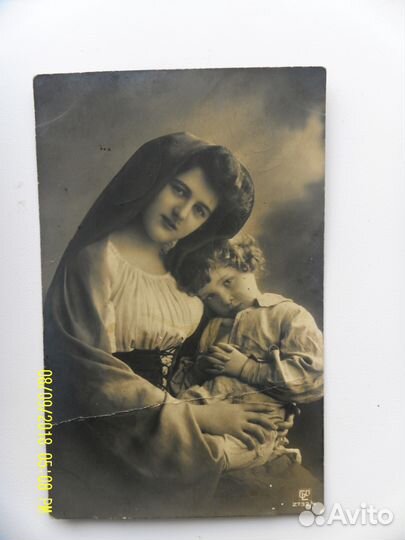 Старинные открытки.Открытка с Сталиным