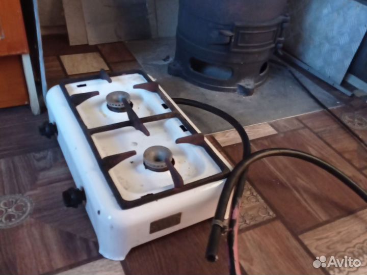 Дачная газовая плита,двухкомфорочная