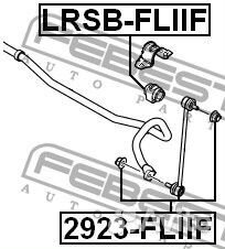 Втулка переднего стабилизатора d18.5
