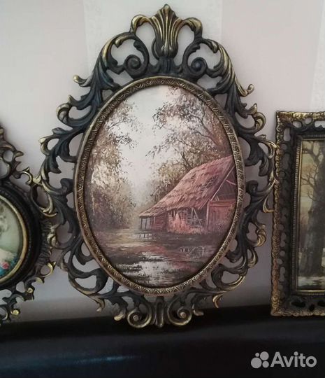 Картина большая шелкография 25/30 см