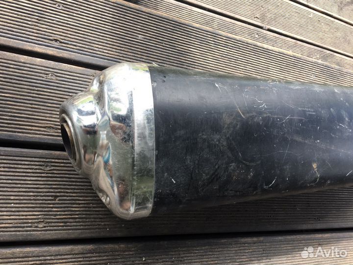 Оригинальный глушитель на Suzuki Hayabusa