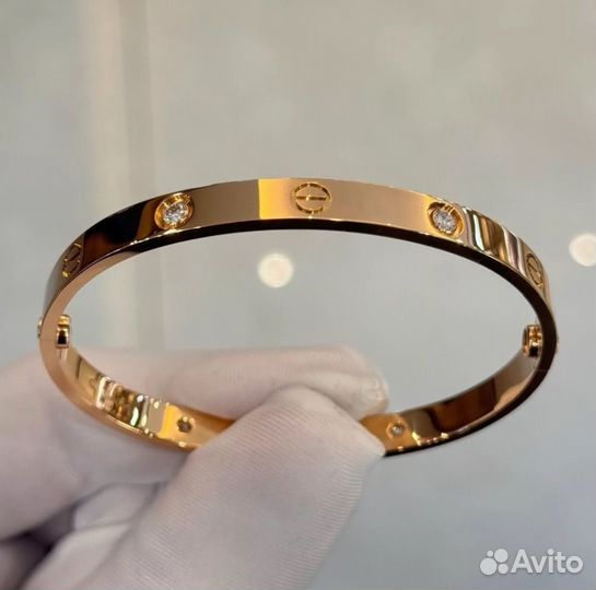 Браслет Cartier Love с Бриллиантами
