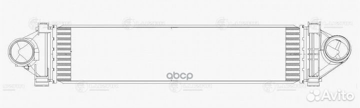 Онв (радиатор интеркулера) для а/м Land Rover F