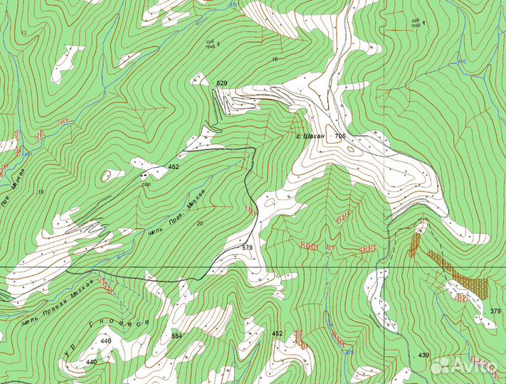 Топографическая карта Краснодарского края Garmin