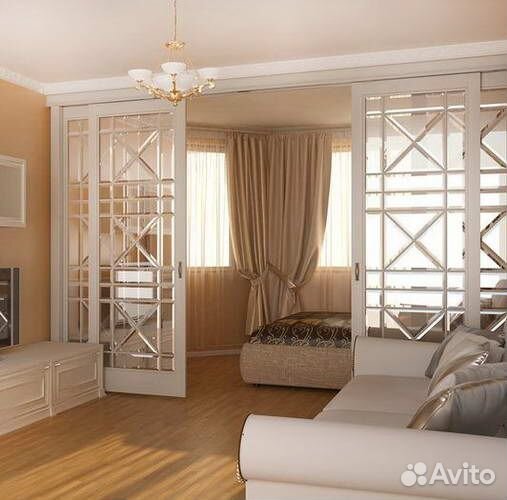 Раздвижные перегородки двери-купе